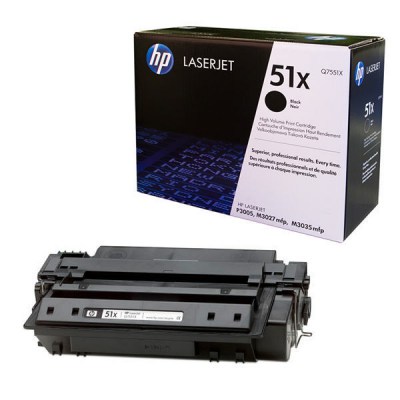 HP 51X Q7551X Black Toner Cartridge-800x800